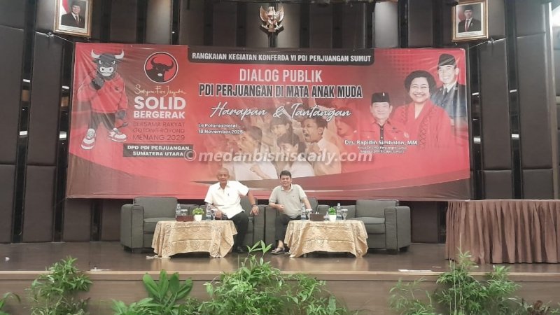 PDIP Sumut Umumkan Konferda, Ketua Akan Ditentukan Langsung oleh Ketum Megawati