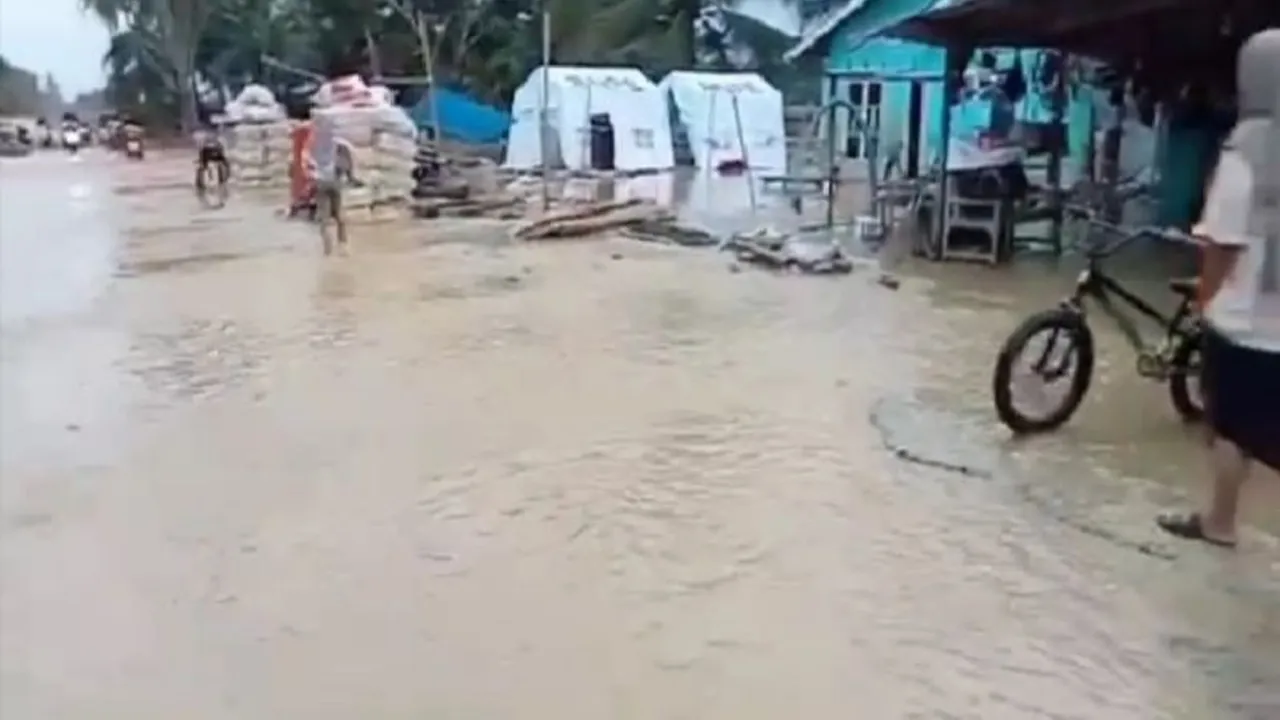 Tanggul jebol, Aceh Tamiang Kembali Diterjang Banjir