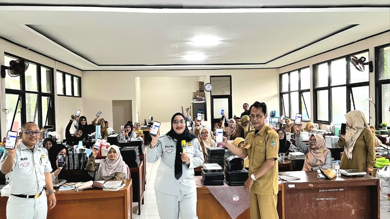 Upaya Keselamatan Lalu Lintas, Jasa Raharja Cabang Cirebon Gelar Pengajar Peduli Keselamatan Lalu Lintas (PPKL) Di SMPN 4 Kab Majalengka