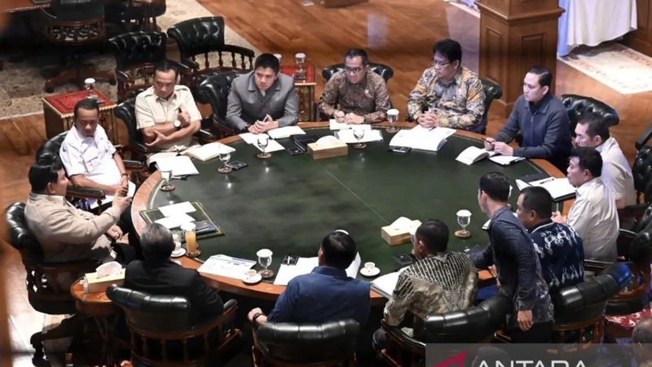 Rapat Terbatas di Hambalang, Presiden Prabowo Tinjau Progres Program Strategis Nasional