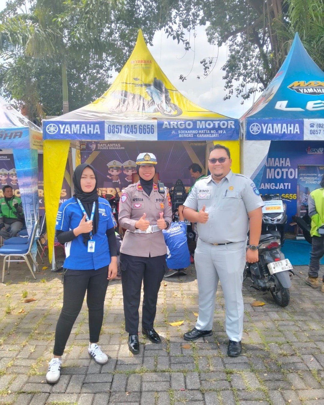 Jasa Raharja Jawa Tengah dan Satlantas Polres Semarang Fasilitasi Service Gratis bagi Ratusan Driver Ojek Online