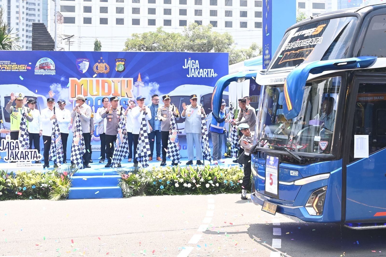 Jasa Raharja Hadiri Pelepasan Mudik Gratis Polri Presisi 2026, Wujud Sinergi Negara Hadir dalam Melayani Masyarakat