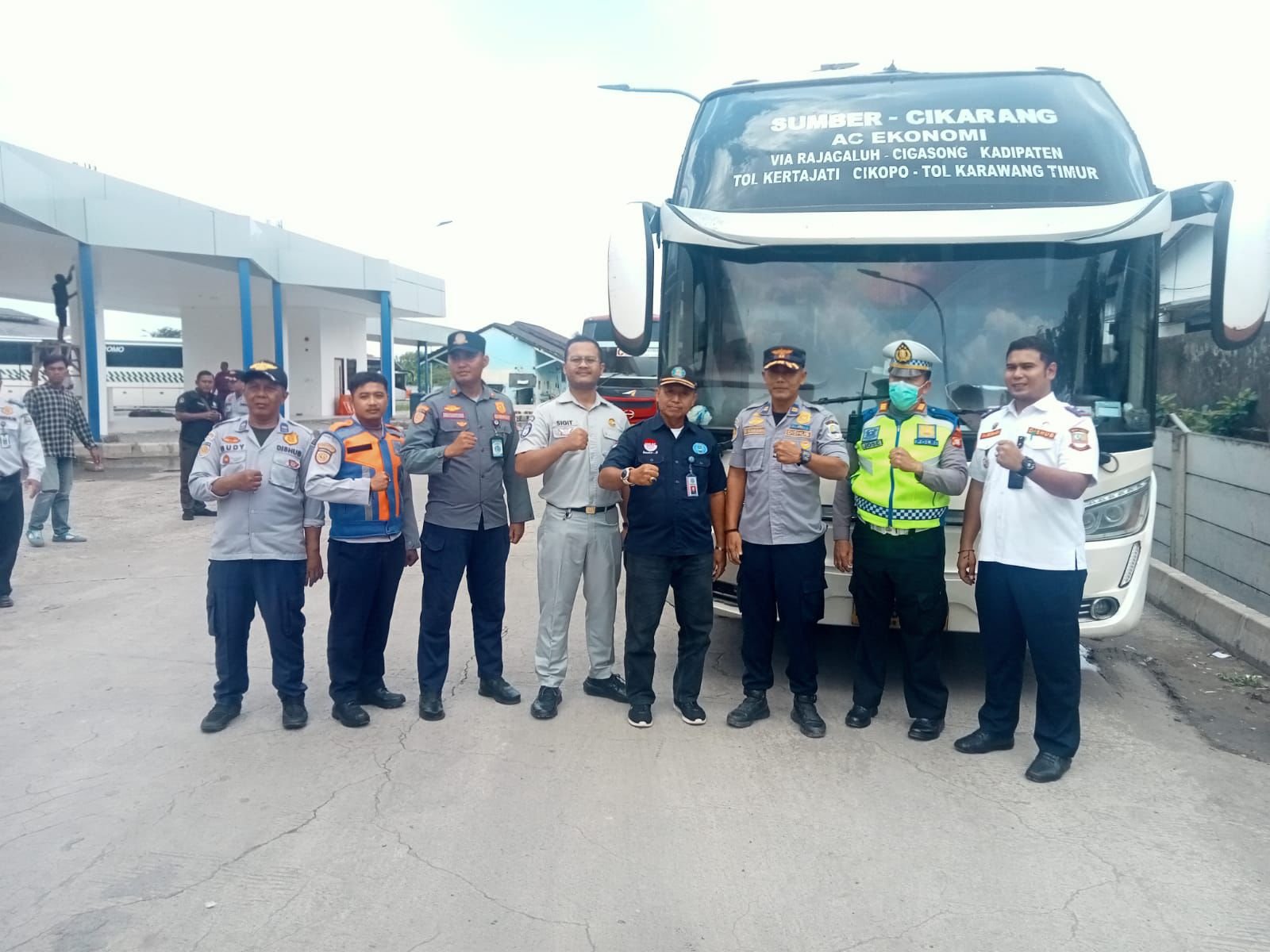 Pastikan Keselamatan Mudik 2026, Jasa Raharja Bekasi Gelar Rampcheck di Terminal Cikarang