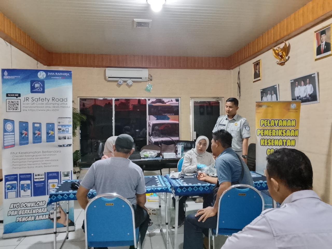 Jasa Raharja Wilayah Lampung Gelar Pelayanan Kesehatan Gratis di Pool Damri Rajabasa Jelang Angkutan Lebaran 2026