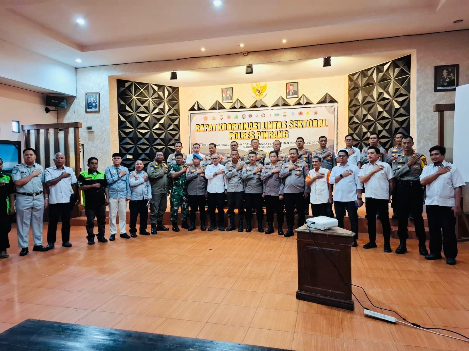 Matangkan Kesiapan Pengamanan Lebaran, Jasa Raharja Cabang Parepare Hadiri Rakor Lintas Sektoral Operasi Ketupat 2026 di Polres Pinrang