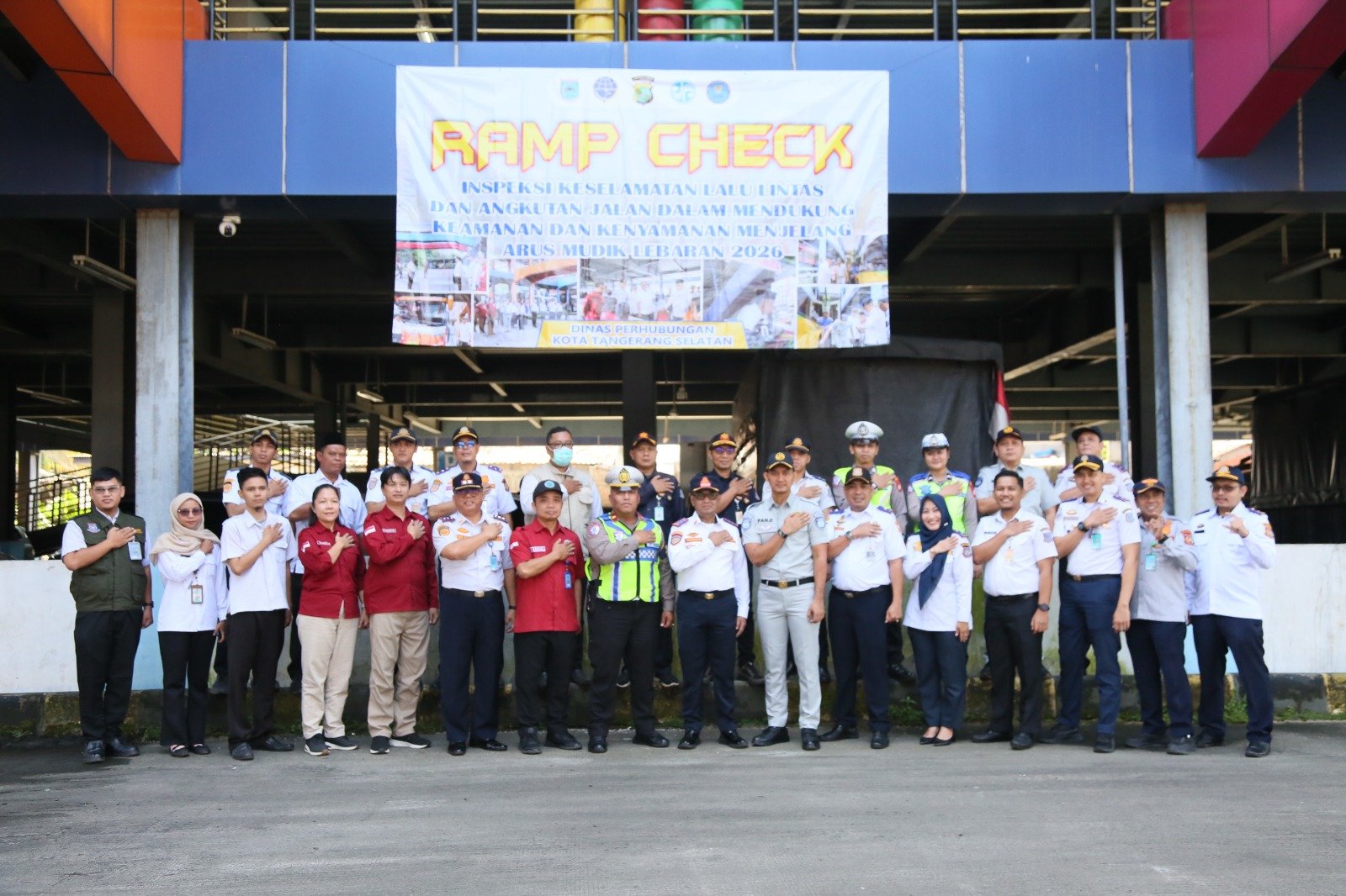 Jasa Raharja Tangerang lakukan Ramp Check di Terminal Tipe A Pondok Cabe Mendukung Keamanan dan Kenyamanan Menjelang Mudik Lebaran 2026