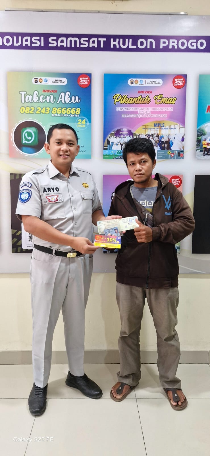 Inovasi Pelayanan Samsat Kulon Progo, Wajib Pajak Taat Dapat Reward Voucher Planet Ban