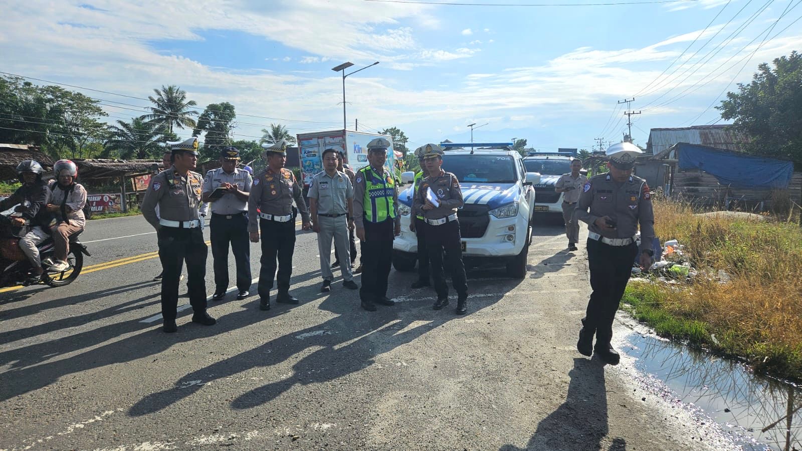 Cegah Risiko Kecelakaan, Jasa Raharja Palopo Bersama Ditlantas Polda Sulsel Dan Instansi Lakukan Survey Titik Rawan di Kab. Luwu Utara