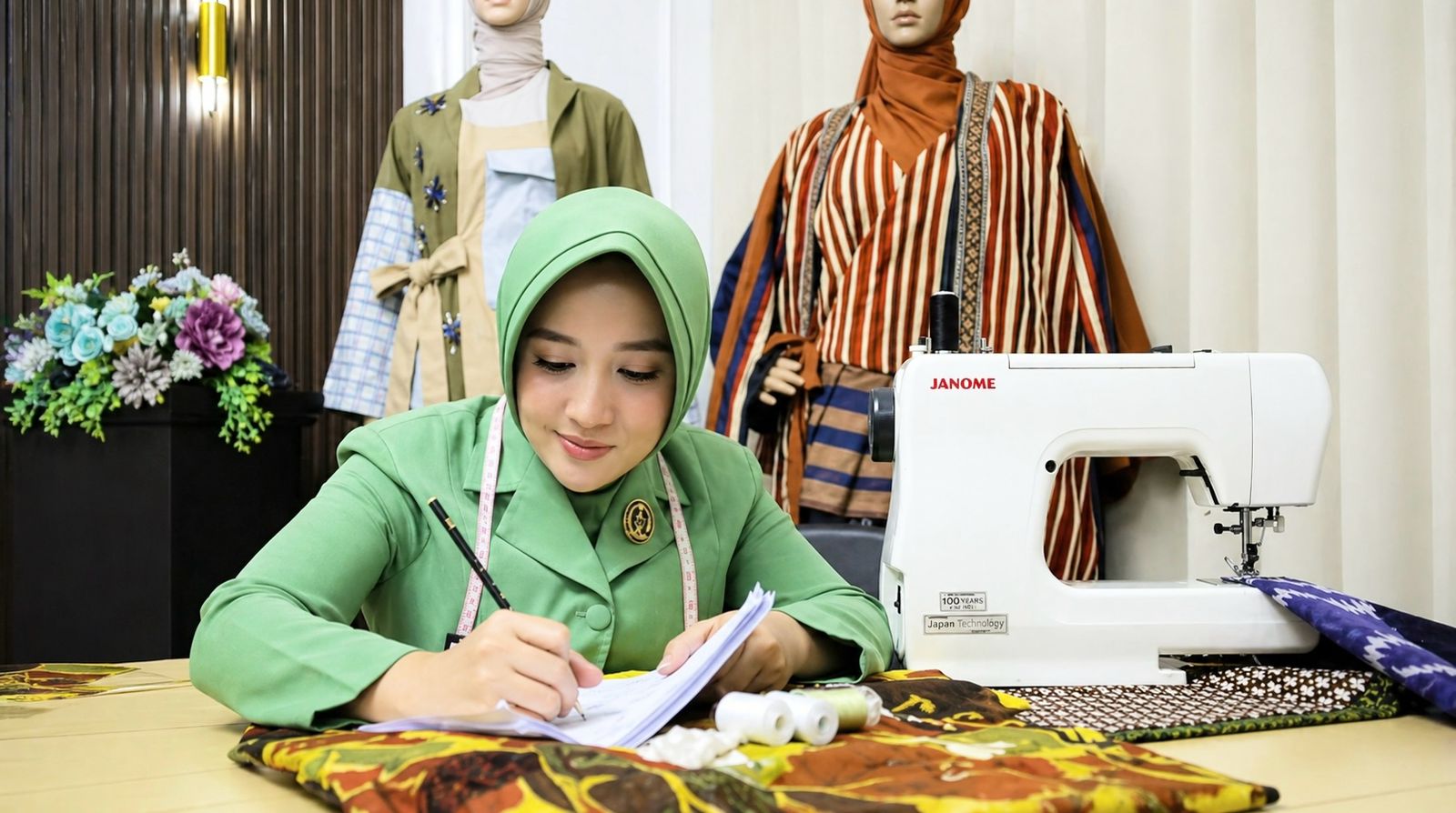 Desainer Muda Almira Try Suhandy Angkat Wastra Nusantara ke Panggung Fashion Modern‎‎