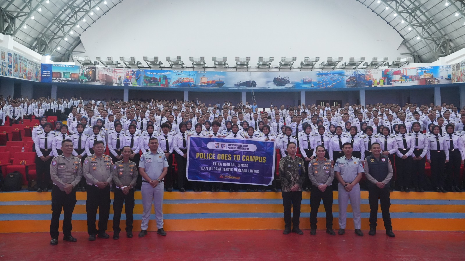 Jasa Raharja dan Ditlantas Polda Sulsel Gelar Safety Campaign di PIP Makassar: Dorong Taruna Jadi Pelopor Keselamatan