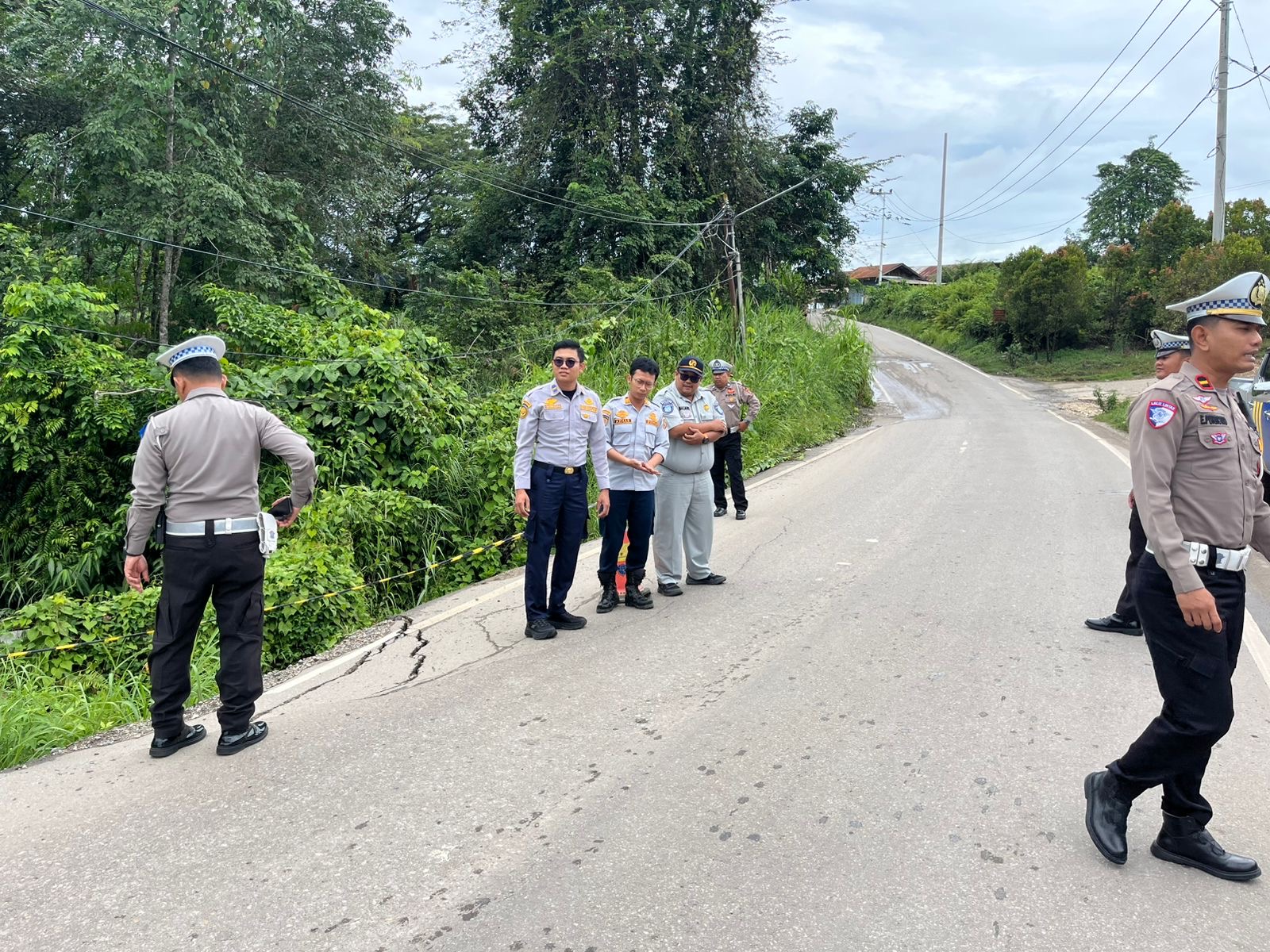 Perkuat Keselamatan Jalan, Jasa Raharja Kalteng dan FKLL Barito Utara Petakan Titik Rawan Longsor