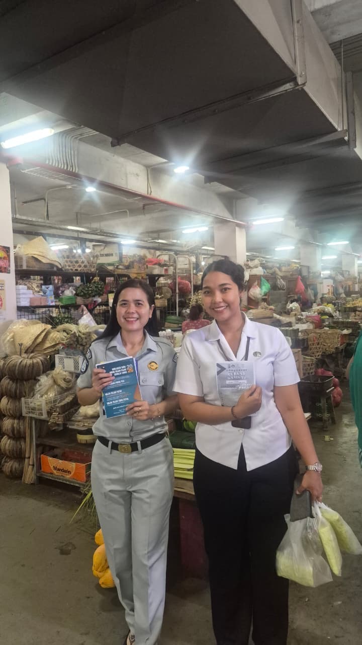 Jasa Raharja Singaraja Sosialisasikan Gebyar Samsat Berhadiah Emas di Pasar Banyuasri