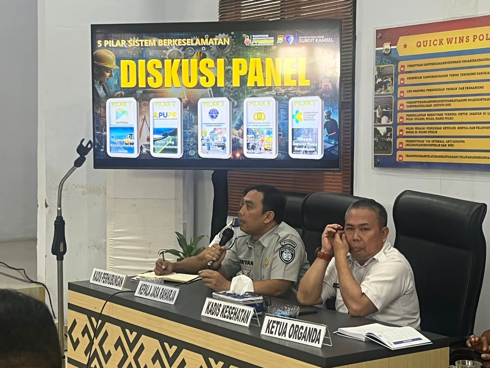 Wujudkan Keselamatan Transportasi, Jasa Raharja Hadiri Rakor Efektivitas Inspeksi Keselamatan LLAJ di Ditlantas Polda Sulsel