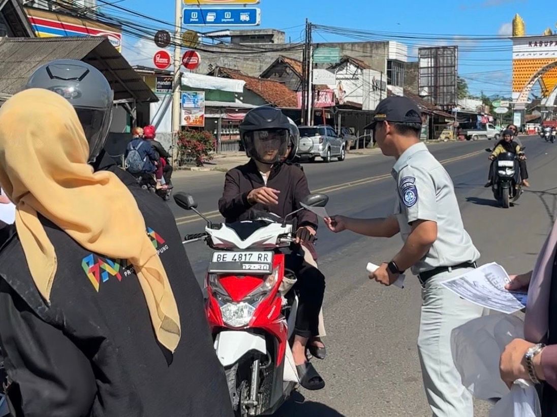 Sinergi Lintas Instansi, Jasa Raharja bersama Mitra Sosialisasikan Diskon PKB dan Gebyar Samsat 2026 di Pesawaran
