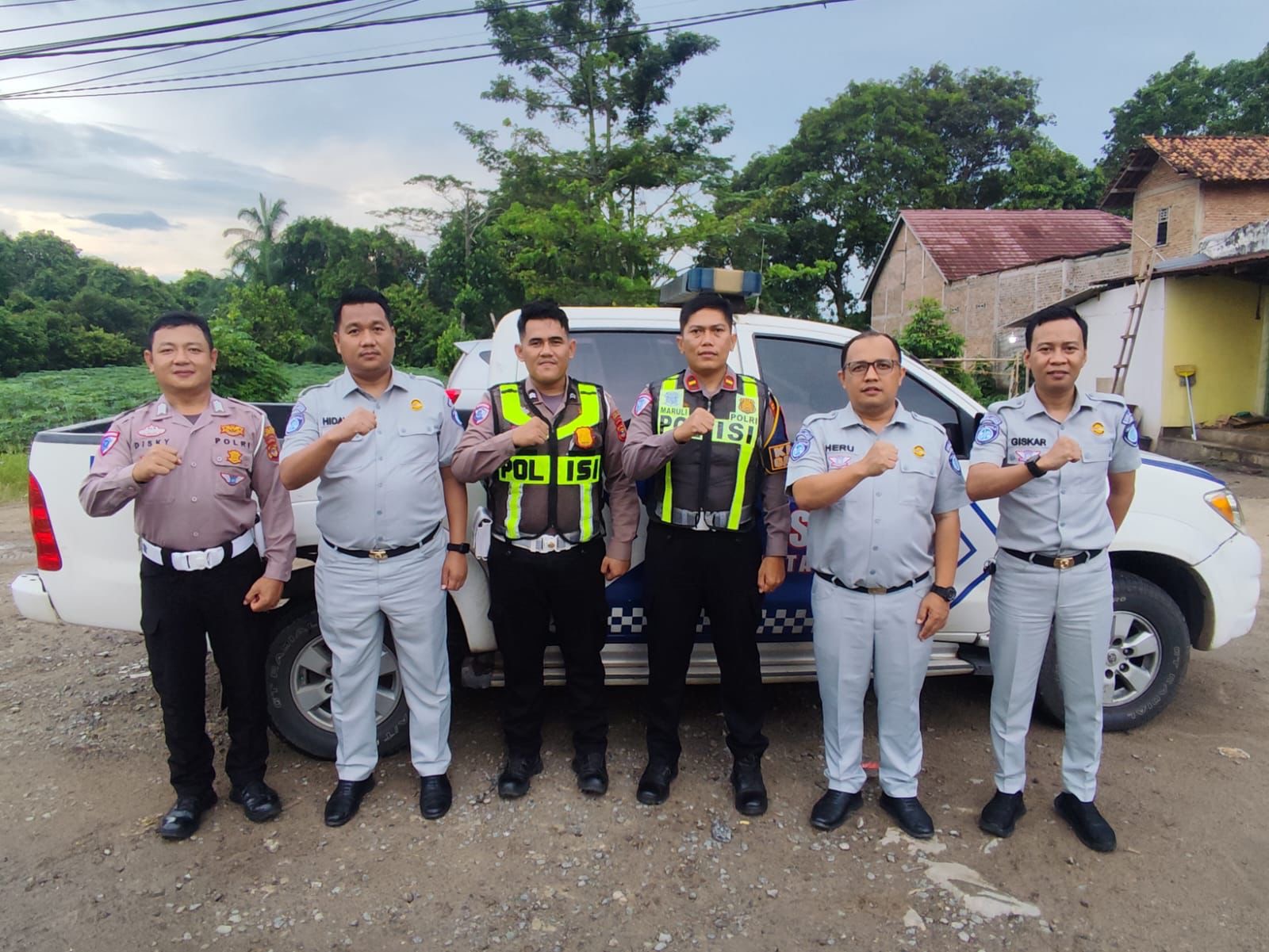 Tekan Angka Kecelakaan, Samsat Gunung Sugih Lakukan Sosialisasi dan Survei Titik Rawan Laka