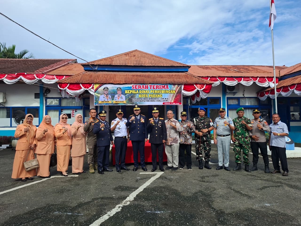 Jasa Raharja Sumbar Hadiri Sertijab Kepala Dinas Perhubungan Kota Padang