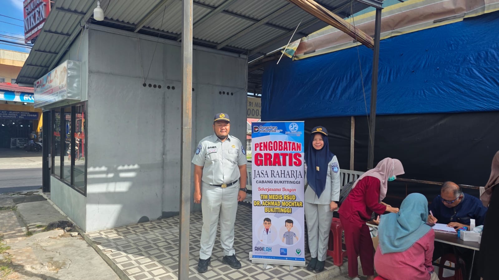 Jasa Raharja Sumbar Gelar Pemeriksaan Kesehatan Gratis bagi Awak Bus di PO Palala