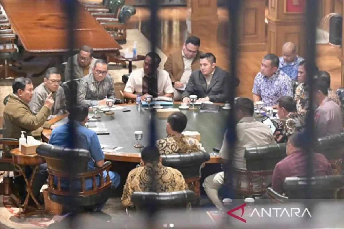 Ratas di Hambalang, Prabowo Bahas Buruh Hingga Peran Perguruan Tinggi