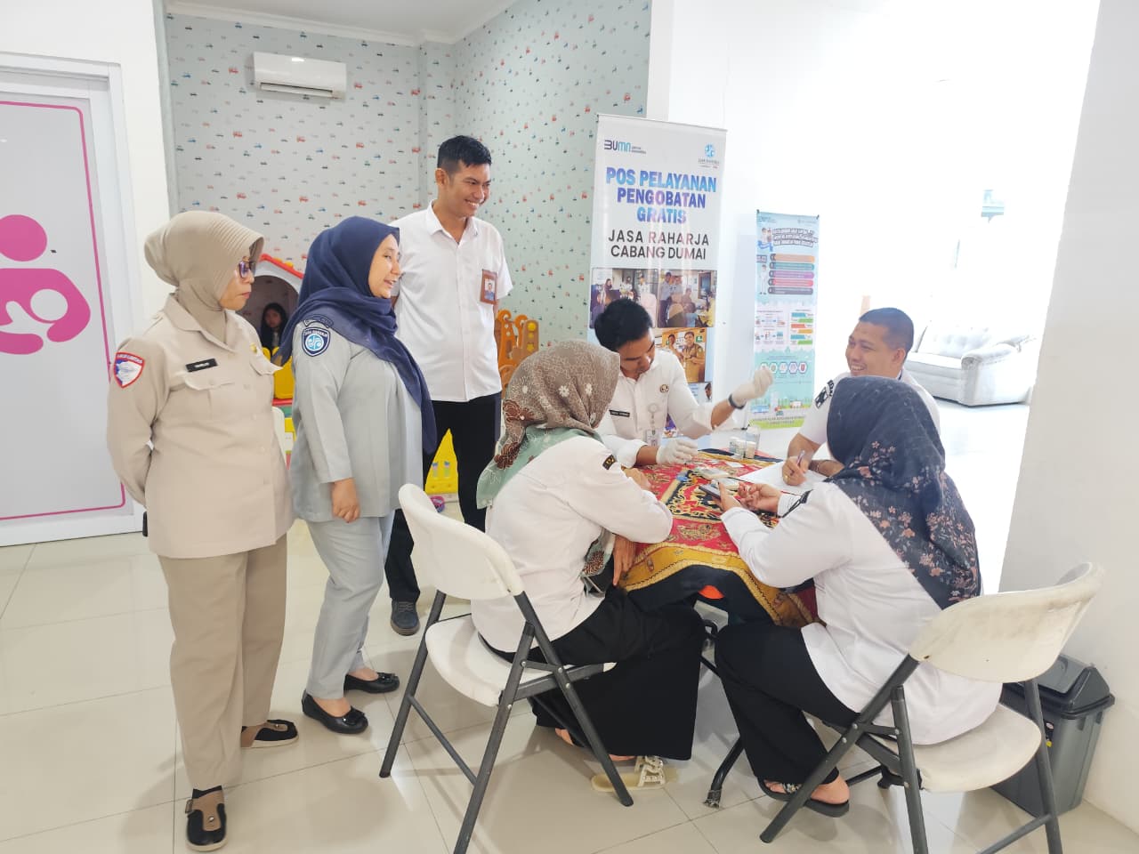 Adakan Kegiatan MUKL & PPGD, Jasa Raharja Cabang Dumai Berikan Manfaat Tambahan Bagi Masyarakat Di Kantor Samsat Dumai .