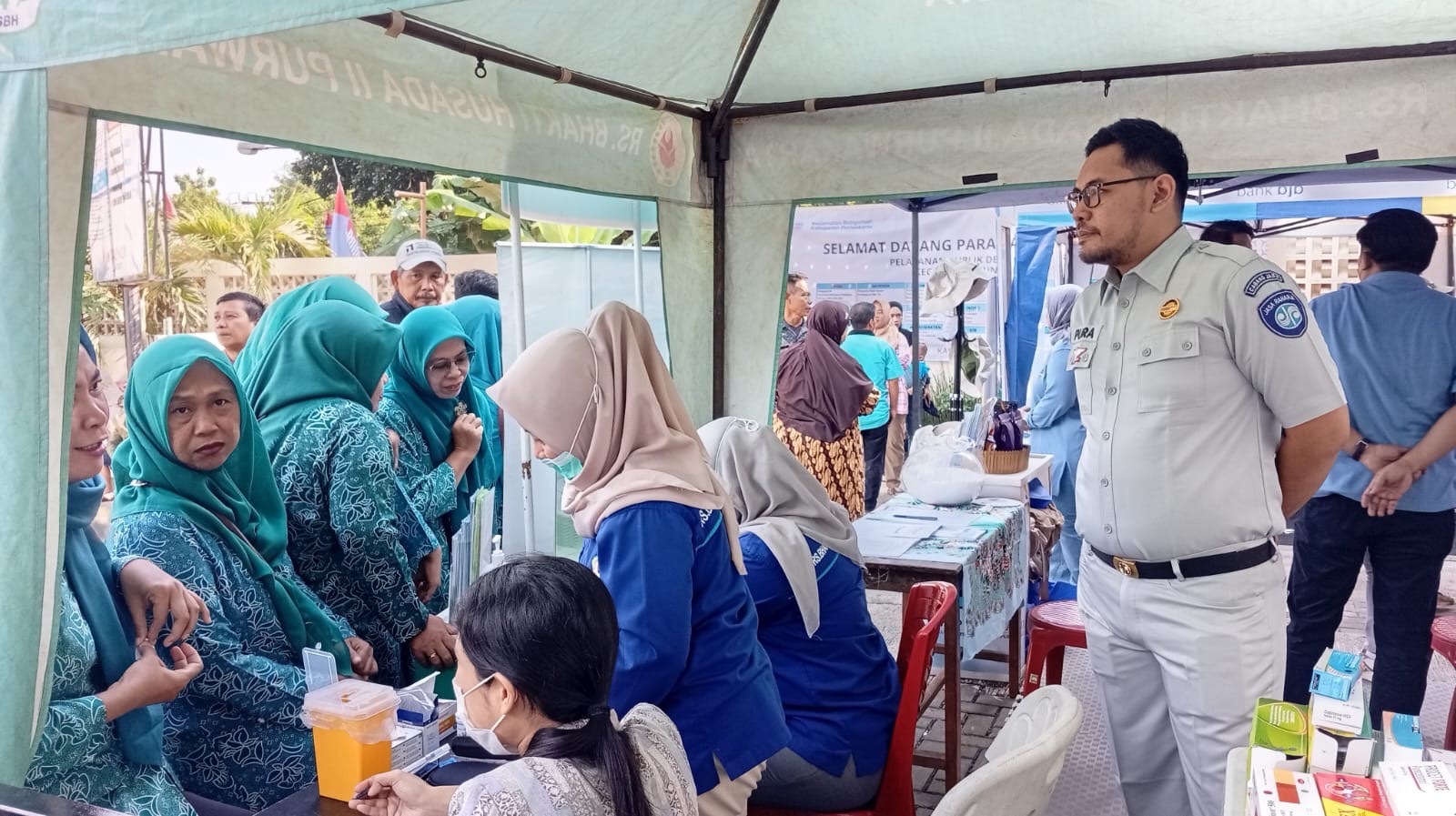 Jasa Raharja Purwakarta Hadir dalam Gempungan Kabupaten Purwakarta di Kecamatan Bungursari