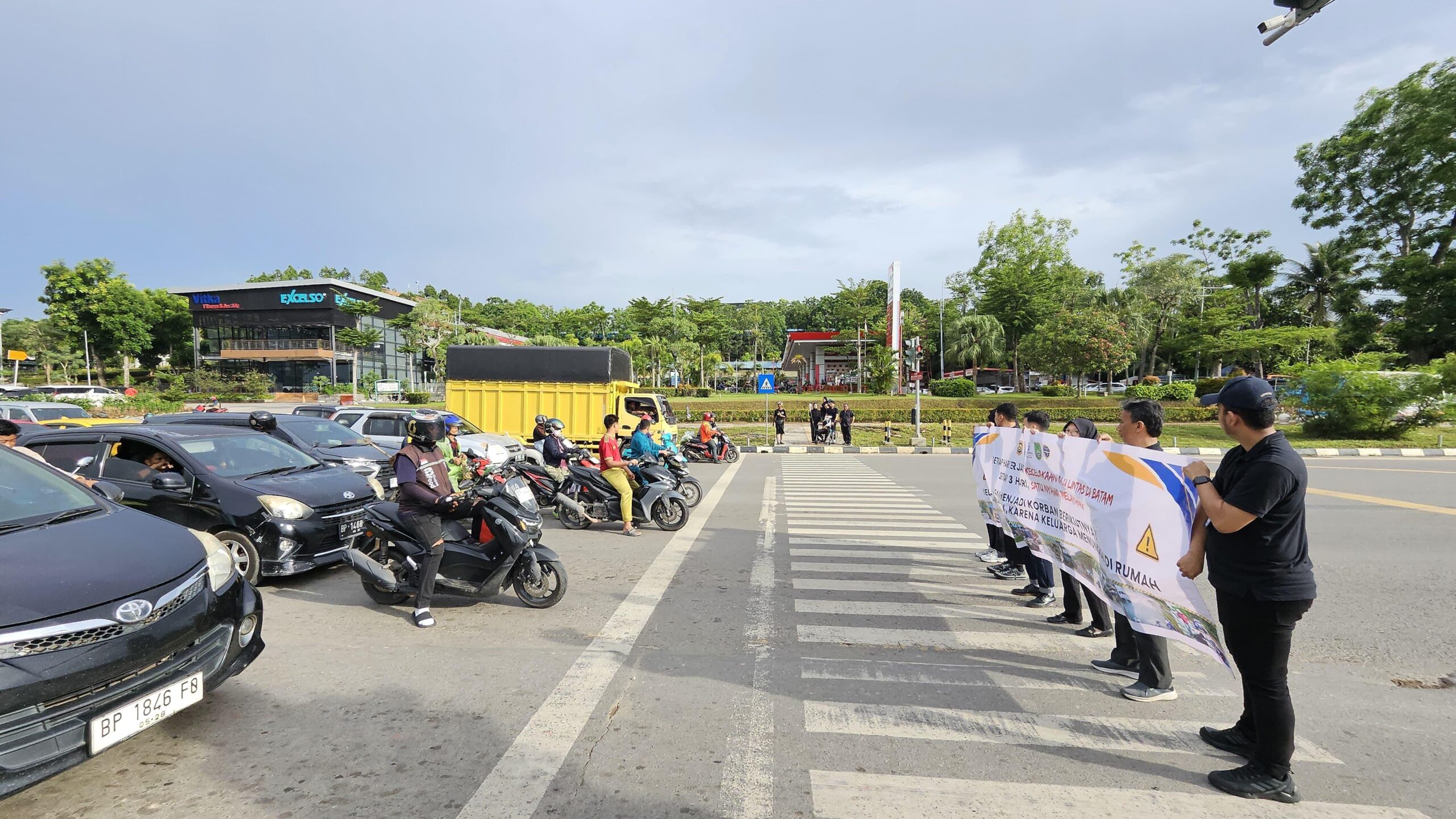 Tekan Angka Kecelakaan Wilayah Sekupang, Jasa Raharja Kepri LaksanakanSafety Campaign On The Black Spot di Jl. Gajah Mada Simpang Vitka Batam