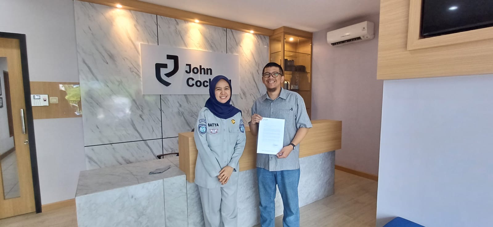 Jasa Raharja Permudah Masyarakat Bayar Pajak Kendaraan di PT John Cockerill Hamon