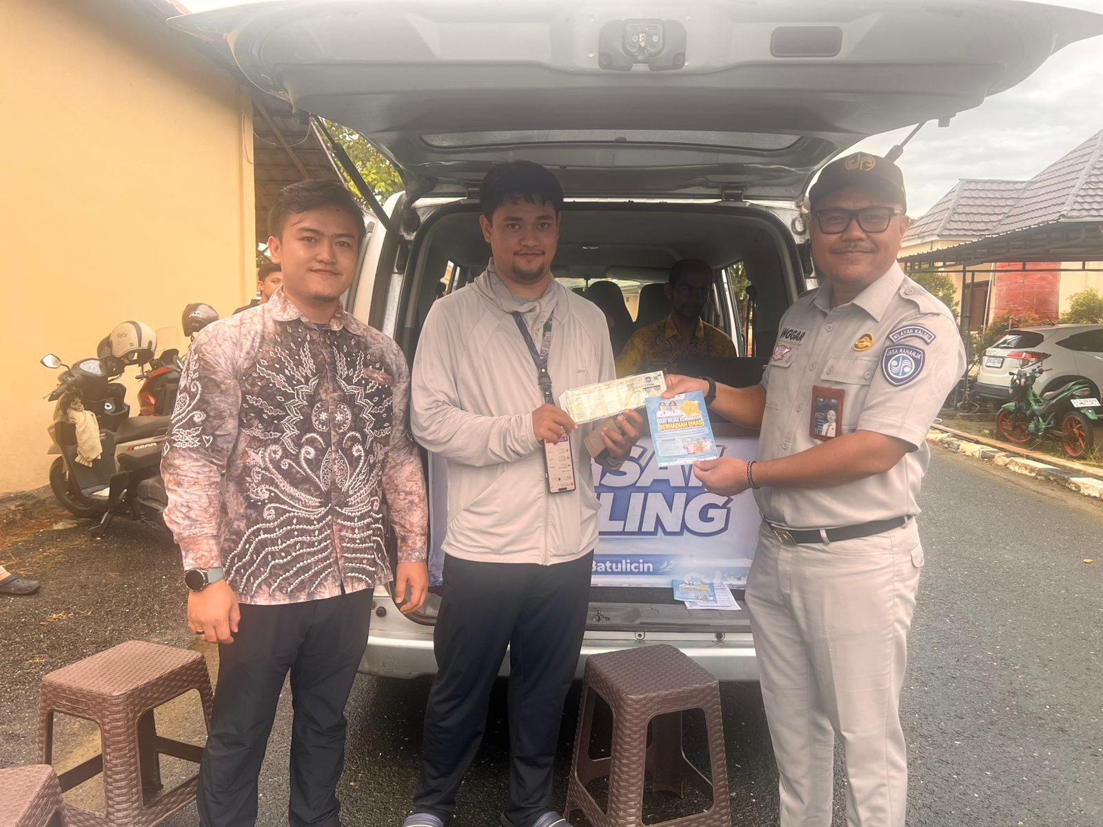 Tim Pembina Samsat Batulicin Sasar Pengendara Roda Dua, Layanan Pajak Dihadirkan