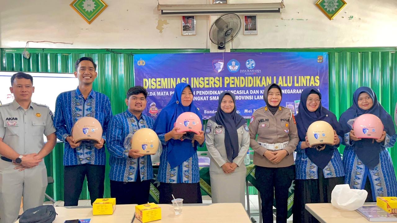 Sosialisasi PPKL di SMA Muhammadiyah 2 Bandar Lampung, Tingkatkan Kesadaran Keselamatan Pelajar dan Kepatuhan Pajak Kendaraan