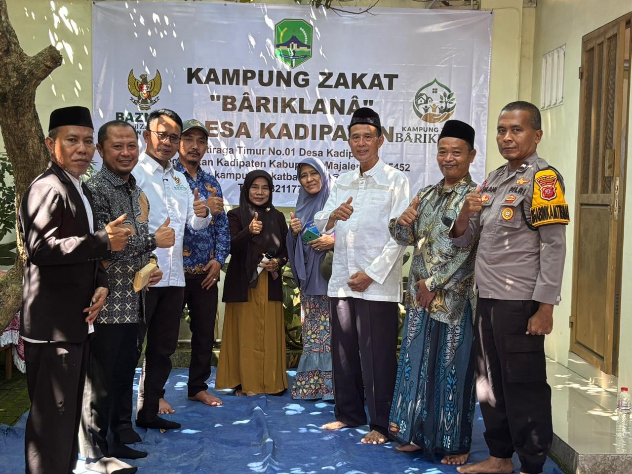 Baznas Majalengka Launching Kampung Zakat Bariklana di Kecamatan Kadipaten