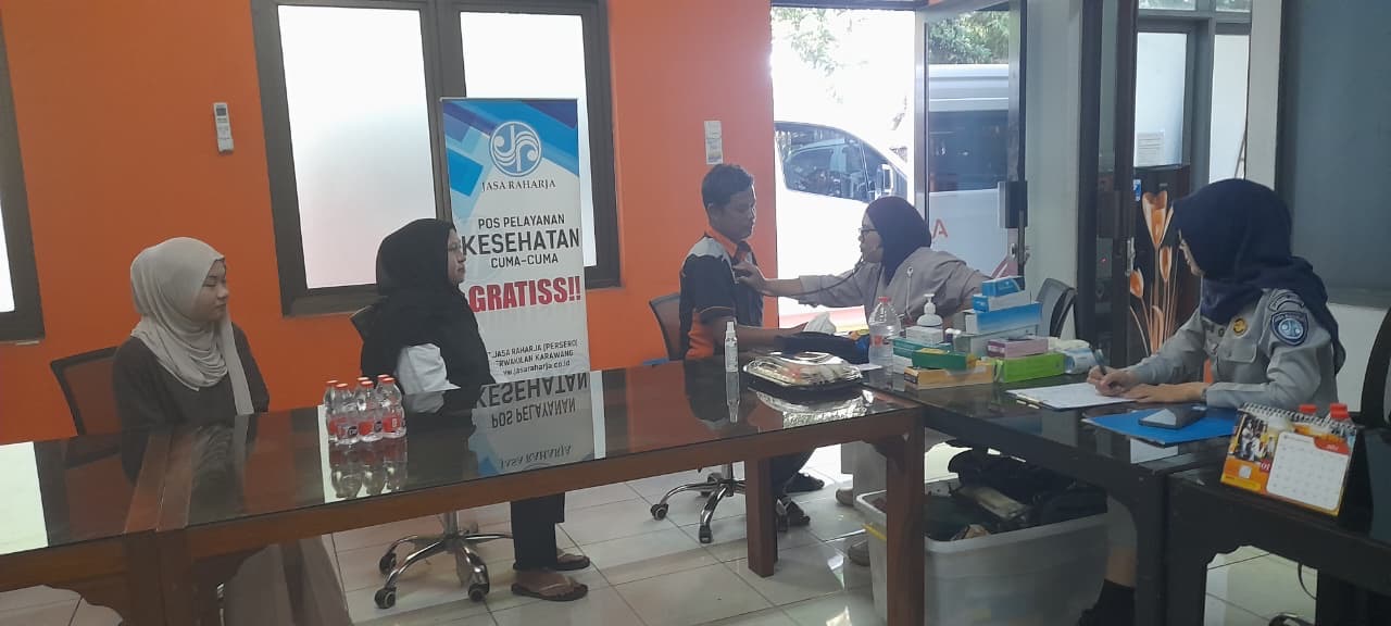 Jasa Raharja Karawang Gelar MUKL Di PT Berlio Anugerah Putra, Wujudkan Keselamatan Berkendara Melalui Pemeriksaan Kesehatan Gratis