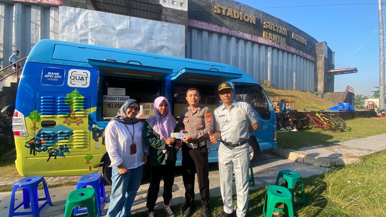 SAMOLING Hadir di Stadion Sultan Agung, Warga Bisa Bayar Pajak Sambil Berolahraga