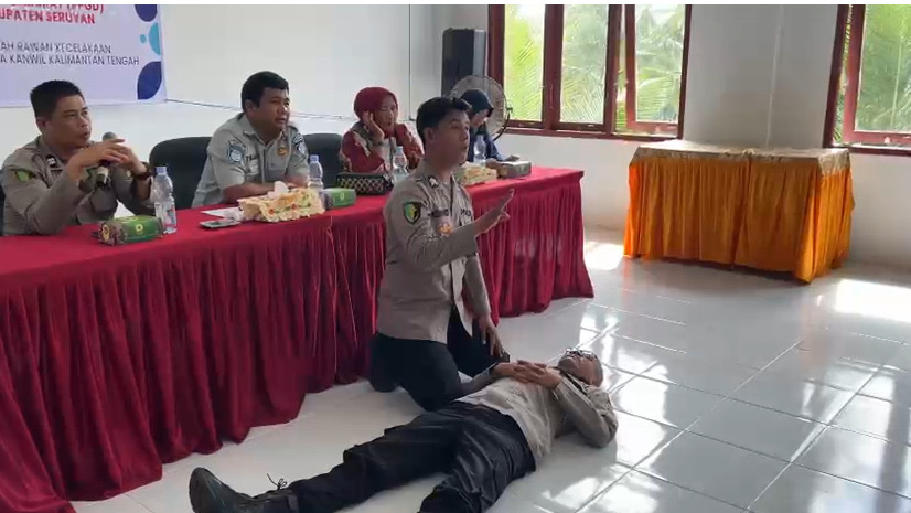 Jasa Raharja Kalteng Tingkatkan Kesiapsiagaan Masyarakat Melalui Sosialisasi PPGD di Seruyan