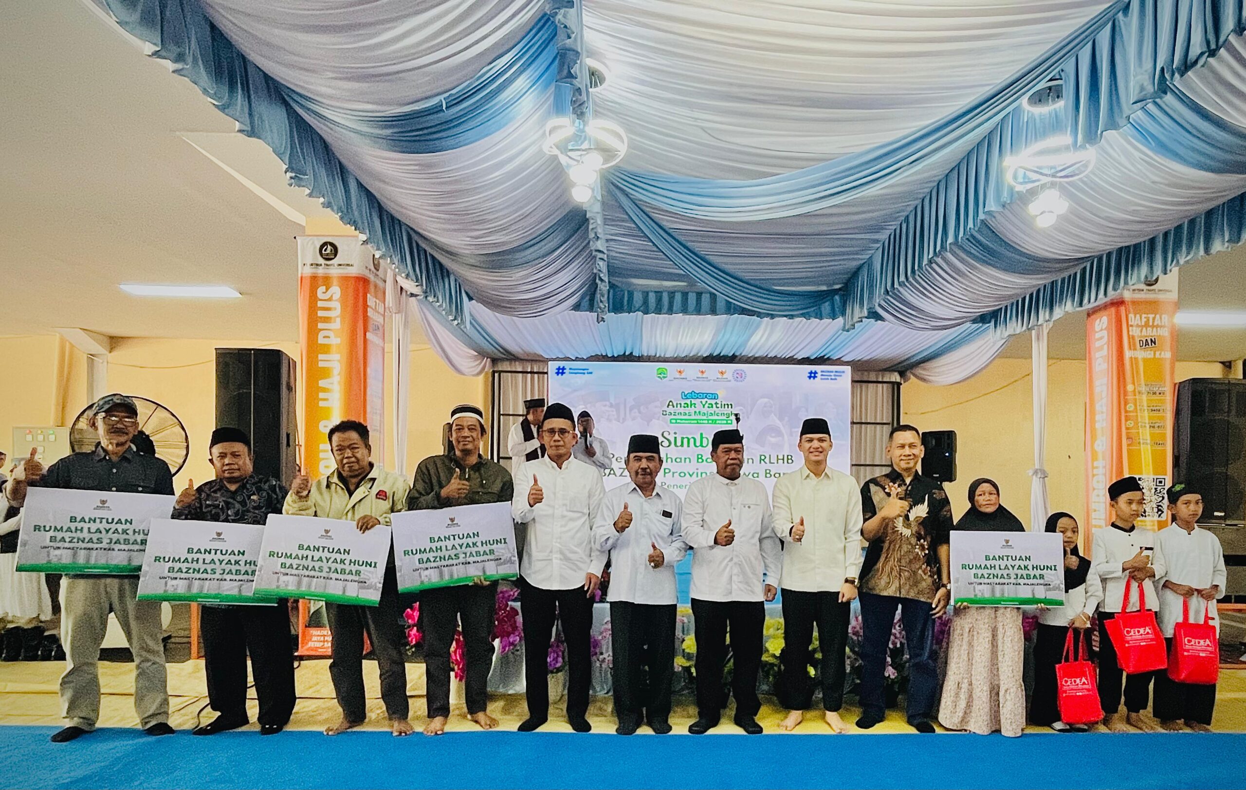 ‎Program Perdana Lebaran Anak Yatim BAZNAS Majalengka Jangkau 424 Penerima Manfaat‎‎
