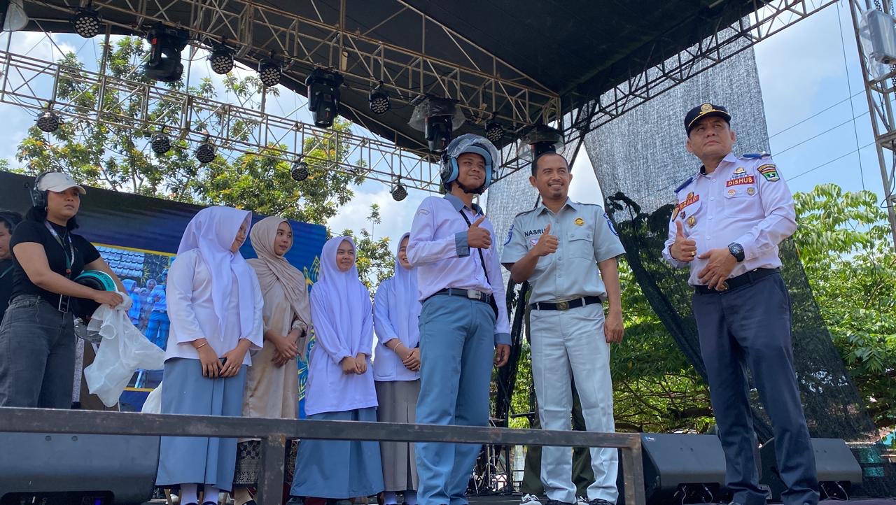 Jasa Raharja Sumbar Dukung Festival Aksi Keselamatan Lalu Lintas dan Angkutan Jalan di Kayu Tanam