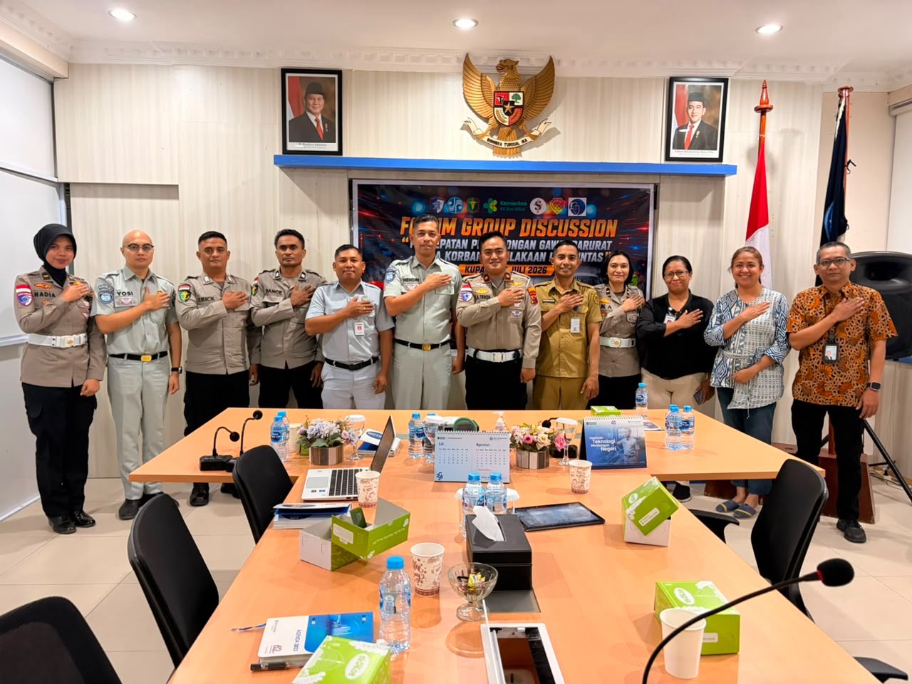 Jasa Raharja Bersama Stakeholder Bahas FGD Percepatan Pertolongan Pertama Gawat Darurat pada Korban Kecelakaan Lalu Lintas