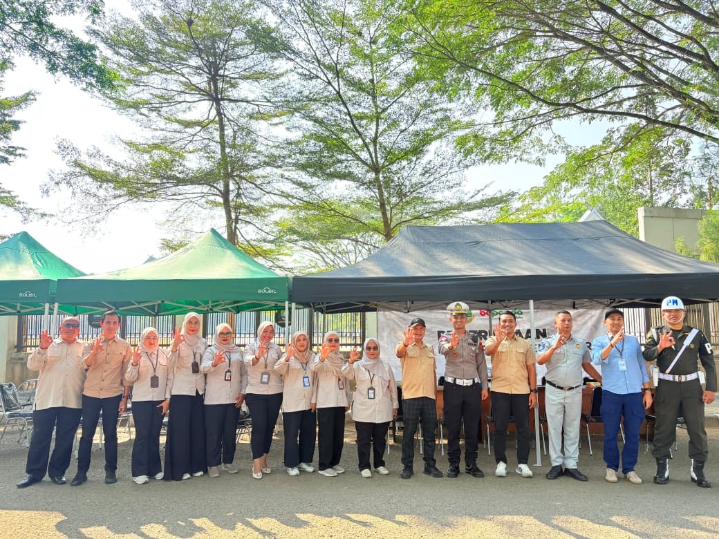 PT Jasa Raharja (Persero) Kanwil Utama Jawa Barat Bersama Tim Pembina Samsat Sumedang Gelar Operasi Gabungan di Pusat Pemerintahan Sumedang