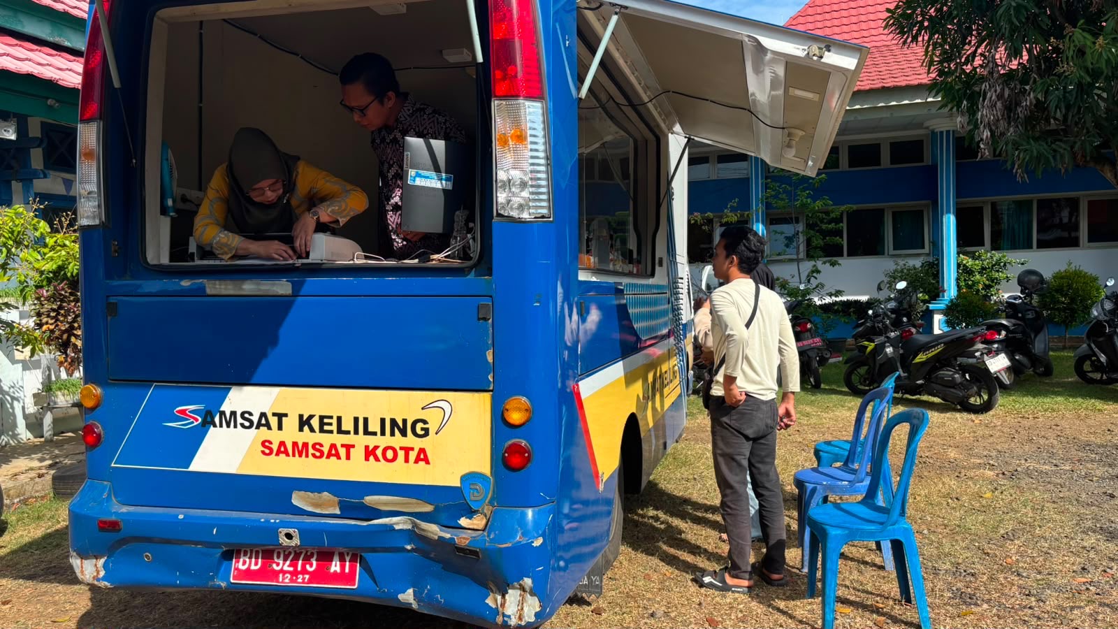Samling Di Kecamatan Gading Cempaka, Jasa Raharja dan Tim Pembina Samsat Ajak Masyarakat Tertib Bayar Pajak Kendaraan