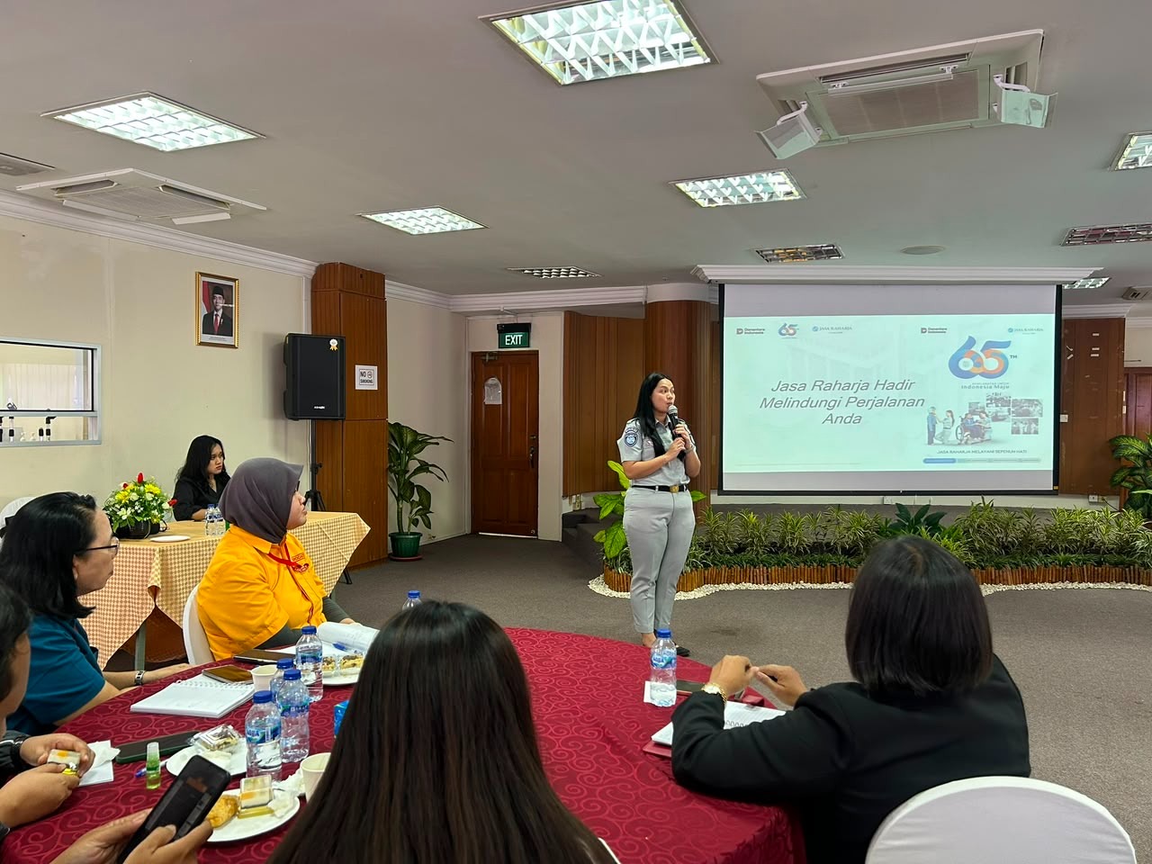 Jasa Raharja Kepri Dukung Kemudahan Pembayaran PKB melalui Samsat On The Spot di HR Forum Manager PT Tunaskarya Indoswasta