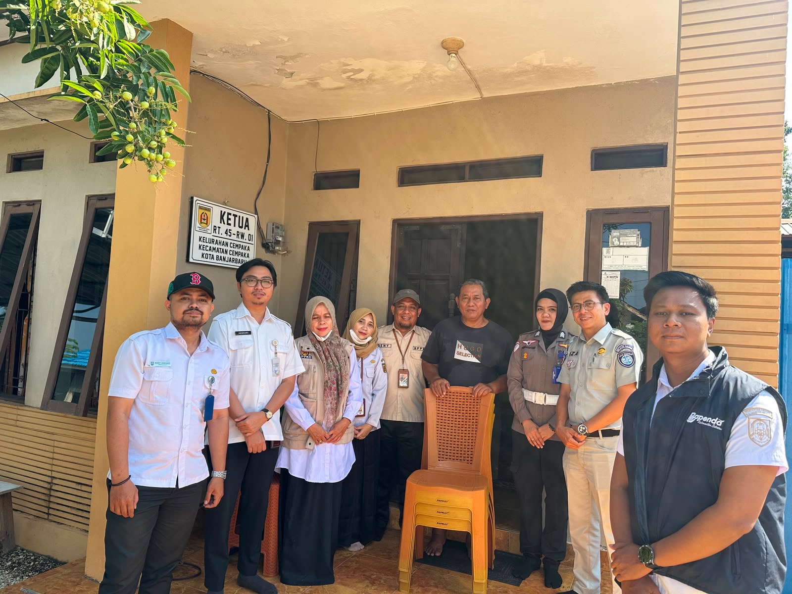 Tim Pembina Samsat Banjarbaru Door to Door di Kelurahan Cempaka, Tingkatkan Kesadaran Administrasi Kendaraan