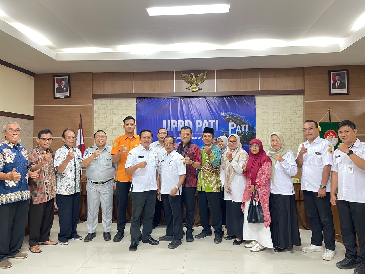 Perkuat Layanan Samsat Budiman, Samsat Pati Gelar Pembinaan dan Penandatanganan Perjanjian Kerja Sama Bersama 18 BUMDes
