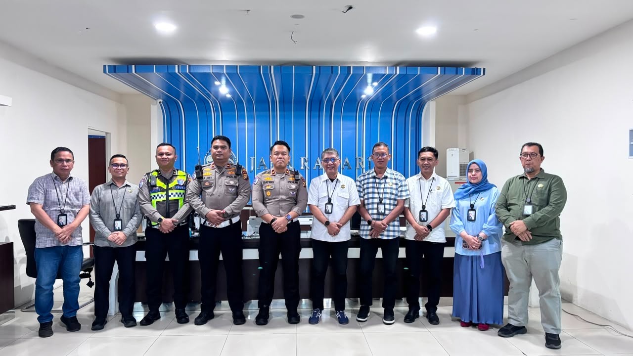 Satlantas Polresta Pekanbaru Perkuat Sinergi dengan Jasa Raharja Riau untuk Tingkatkan Keselamatan Berlalu Lintas