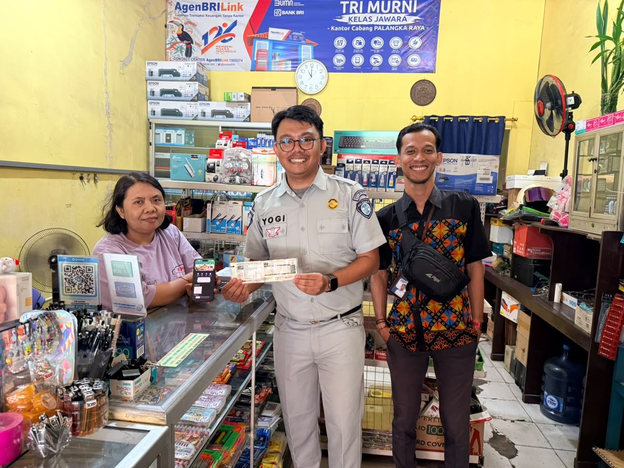 Jasa Raharja Kalteng dan BRI Perluas Akses Pembayaran PKB dan SWDKLLJ melalui Agen BRILink