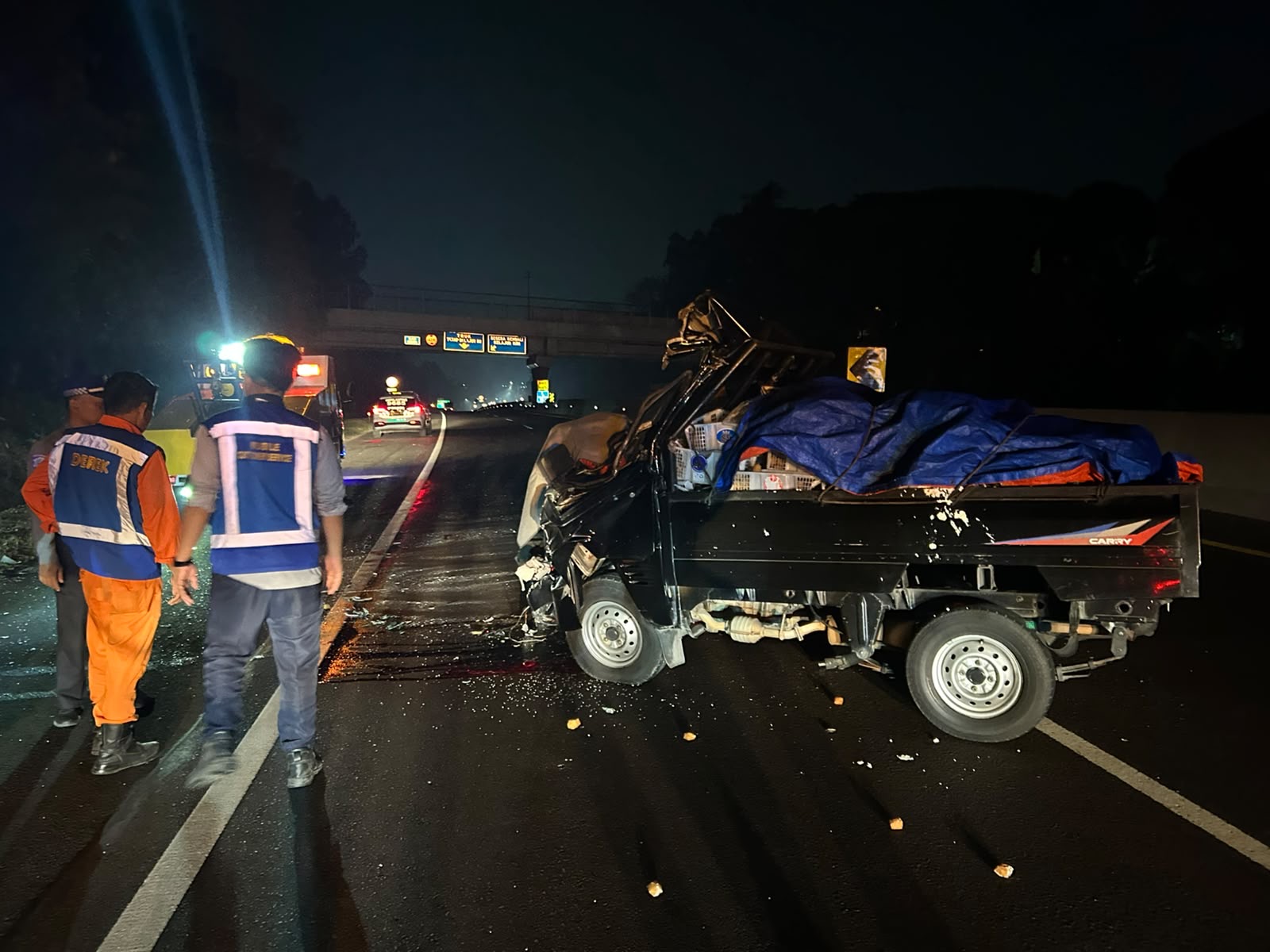PT Jasa Raharja Kantor Wilayah Utama Jawa Barat Gerak Cepat Lakukan Pendataan Korban Kecelakaan Lalu Lintas di Ruas Tol Cipularang