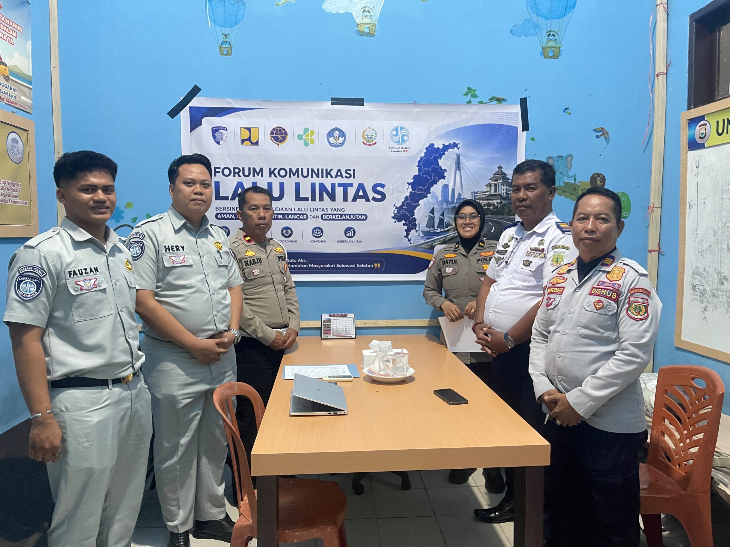 Satukan Kekuatan, Selamatkan Lebih Banyak Nyawa: PT Jasa Raharja (Persero) Cabang Parepare Perkuat Sinergi Melalui Forum Komunikasi Lalu Lintas (FKLL) di Kabupaten Pinrang