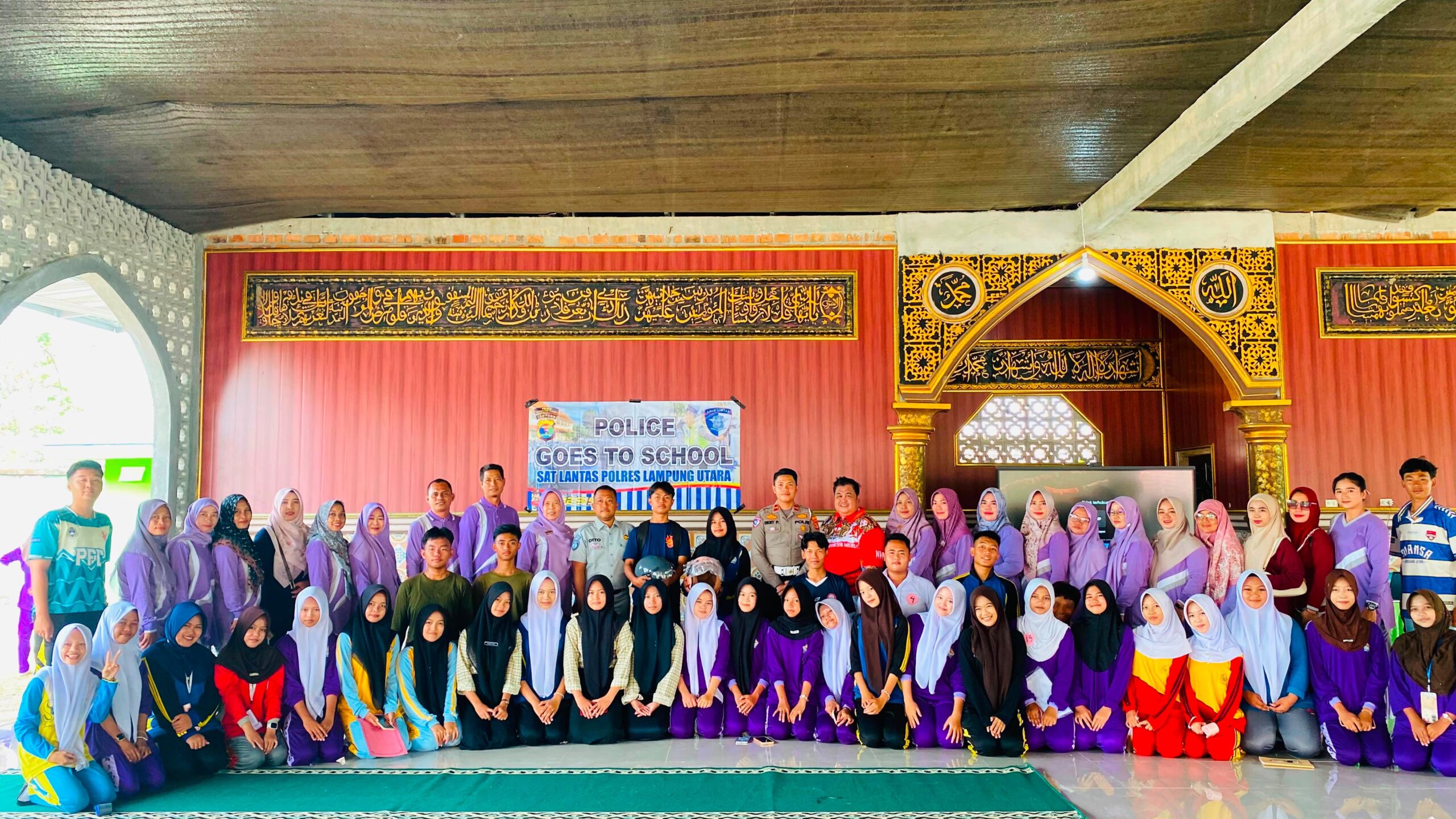 Jasa Raharja Edukasi Pelajar SMAN 1 Sungkai Utara tentang Keselamatan Lalu Lintas