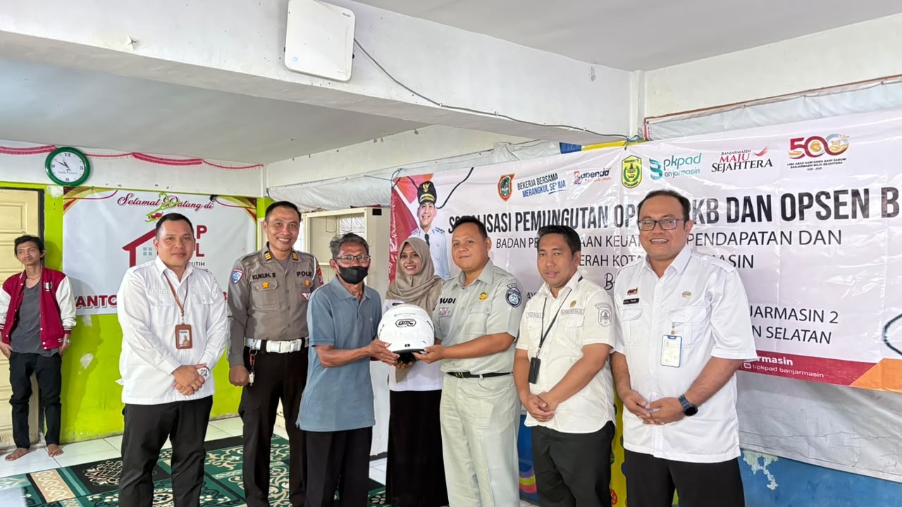 Tim Pembina Samsat Banjarmasin II Gandeng RT/RW dan LPMK Sosialisasikan Opsen dan Diskon Pajak