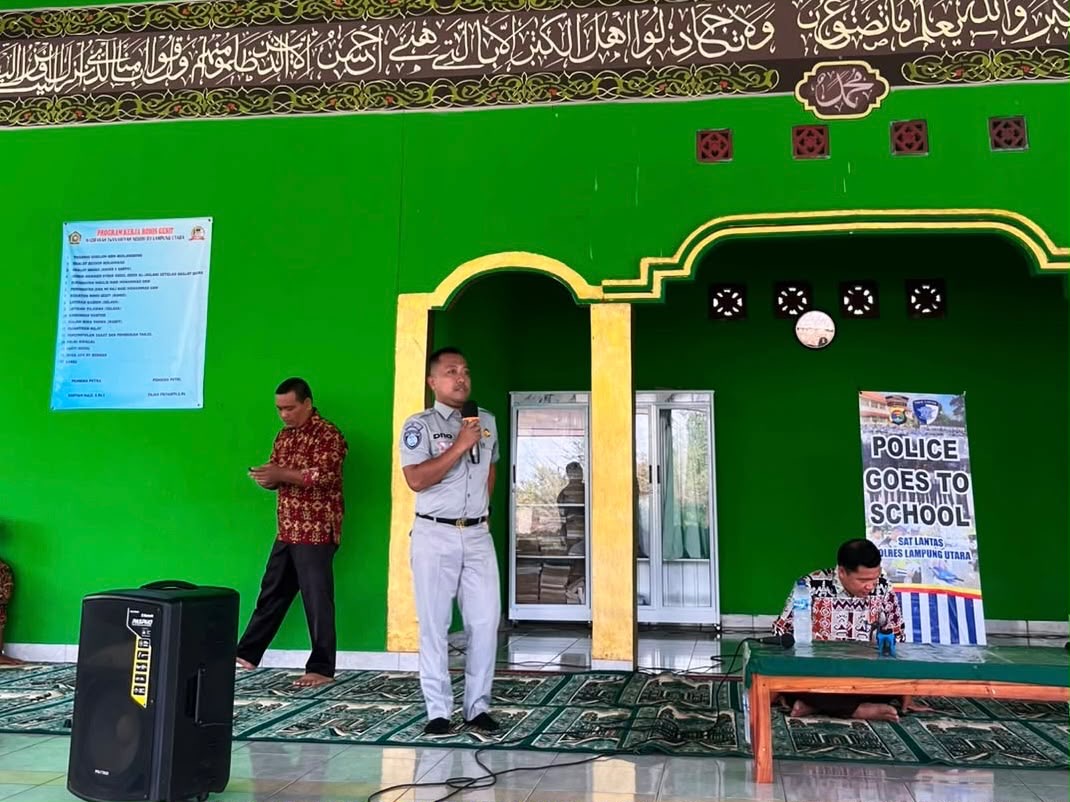 Jasa Raharja Kotabumi Dorong Peran Pengajar Cegah Kecelakaan Lalu Lintas di MT 3 Lampung Utara