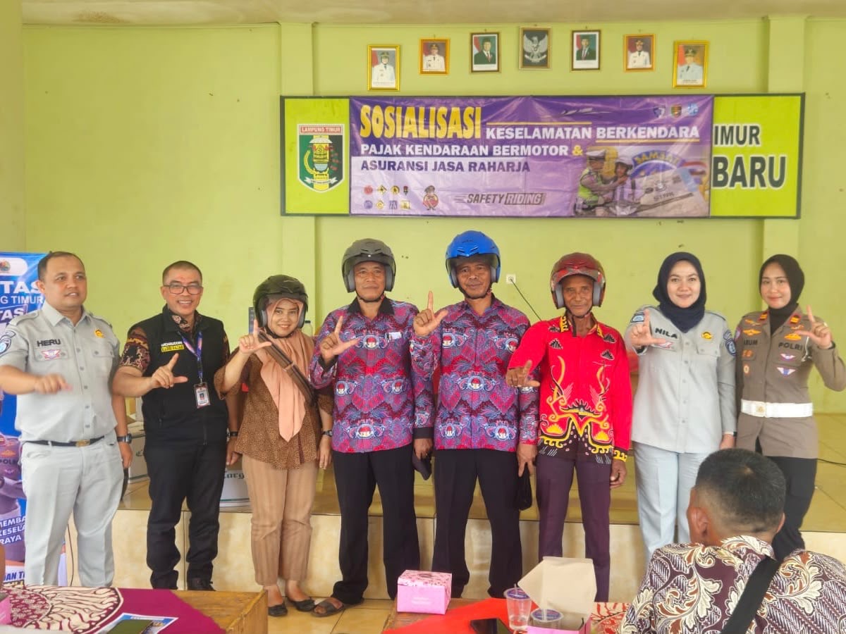 Jasa Raharja Perkuat Intervensi Keselamatan dan Sosialisasi Keringanan Pajak di Lampung Timur
