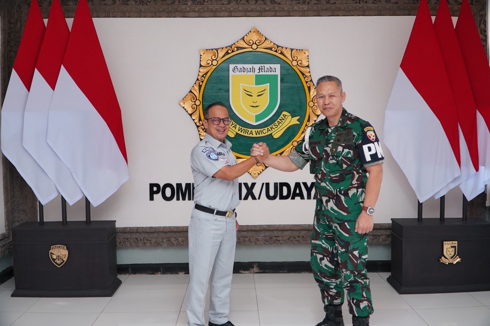 Jasa Raharja dan POMDAM IX/Udayana Bahas Langkah Bersama Wujudkan Keselamatan Berkendara