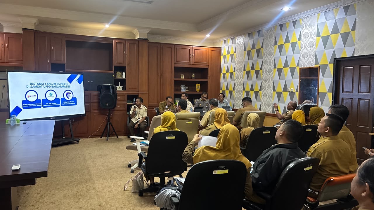 Permudah Masyarakat Tertib Pajak, Tim Pembina Samsat Banjarmasin I Gandeng Seluruh Lurah melalui GASPOLL